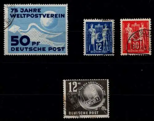 DDR 242-245 gestempelt Jahrgang 1949 #OP032