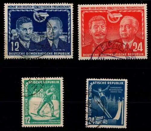 DDR 296-299 gestempelt #OP039