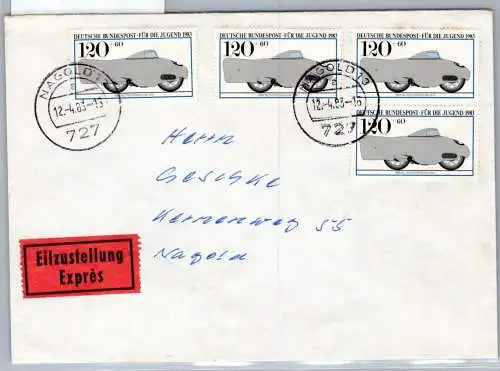 BRD Bund 1171 als Ersttagsbrief Eilzustellung Express #OP164