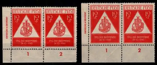 SBZ 228 DZ im Paar postfrisch #OP091