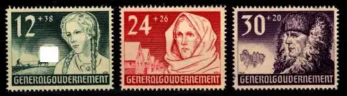 Generalgouvernement 56-58 postfrisch #OP083