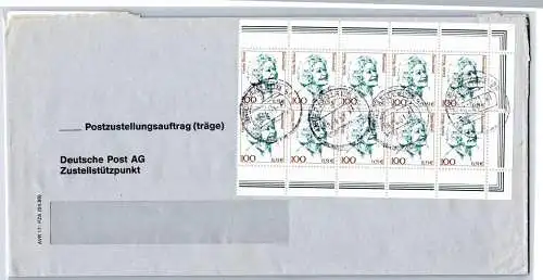 BRD Bund 2149 auf Brief Postzustellungsauftrag #OP184