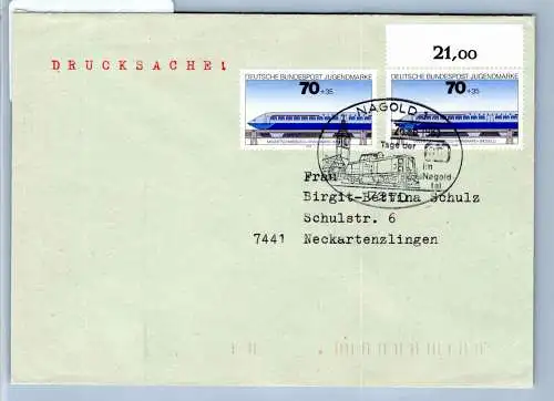 BRD Bund 839 auf Brief Drucksache #OP613
