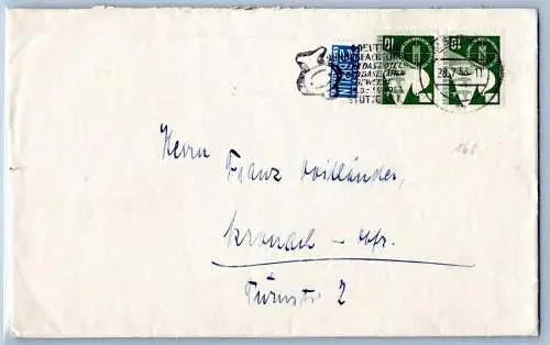 BRD Bund 168 auf Brief #OP615