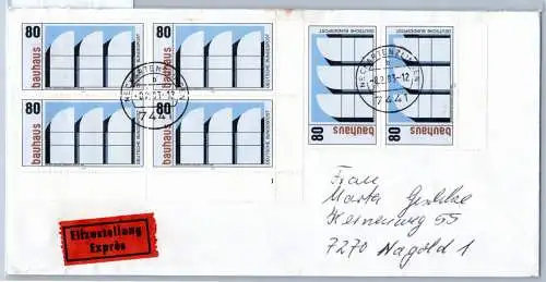 BRD Bund 1166 als Ersttagsbrief Eilzustellung Express #OP170