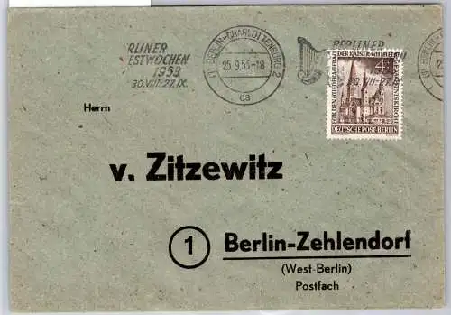 Berlin 106 auf Brief Drucksache #OP608