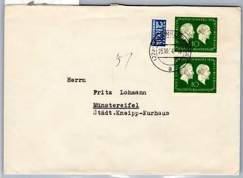 BRD Bund 197 auf Brief #OP614