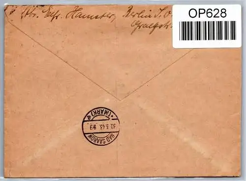 Deutsches Reich 829 auf Brief als Einzelfrankatur #OP628