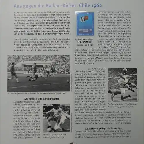 Motiv- Fußball kleine Sammlung zur WM im Post Binder #LZ905