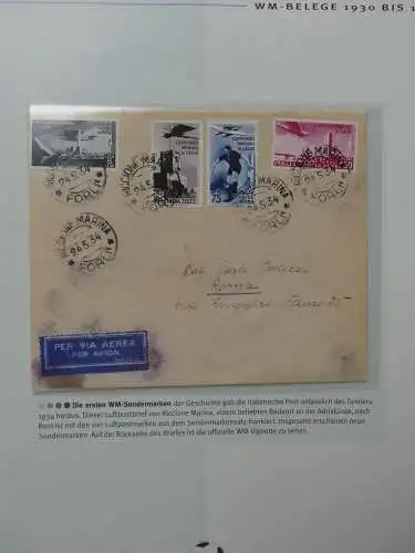 Motiv- Fußball kleine Sammlung zur WM im Post Binder #LZ905