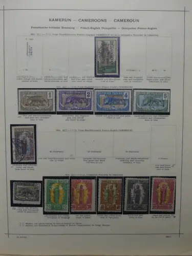 Kamerun Partie 1915-1917 gestempelt, 2.300 € KW auf Seiten #LZ863