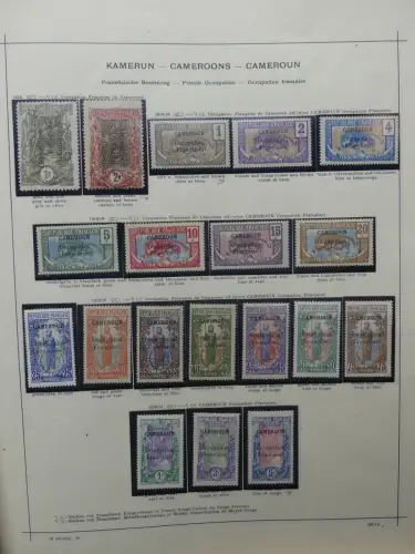 Kamerun Partie 1915-1917 gestempelt, 2.300 € KW auf Seiten #LZ863