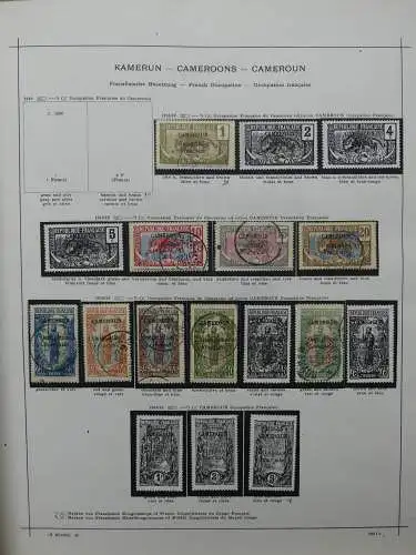 Kamerun Partie 1915-1917 gestempelt, 2.300 € KW auf Seiten #LZ863