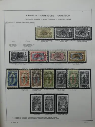 Kamerun Partie 1915-1917 gestempelt, 2.300 € KW auf Seiten #LZ863