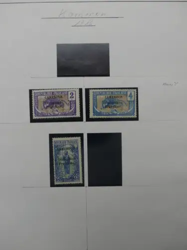 Kamerun Partie 1915-1917 gestempelt, 2.300 € KW auf Seiten #LZ863