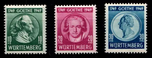 Fr. Zone Württemberg 44-46 postfrisch #GF769