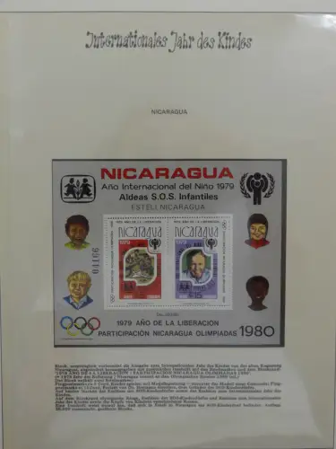 Motiv Internationales Jahr der Jugend in 2 Lindner Vordrucken #LZ938