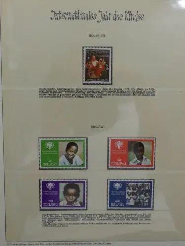 Motiv Internationales Jahr der Jugend in 2 Lindner Vordrucken #LZ938