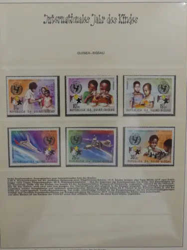 Motiv Internationales Jahr der Jugend in 2 Lindner Vordrucken #LZ938