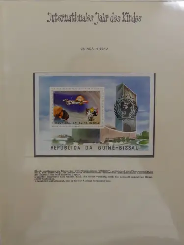 Motiv Internationales Jahr der Jugend in 2 Lindner Vordrucken #LZ938