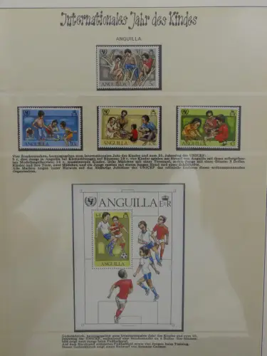 Motiv Internationales Jahr der Jugend in 2 Lindner Vordrucken #LZ938