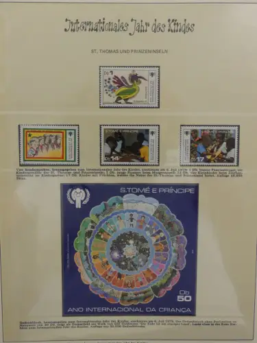 Motiv Internationales Jahr der Jugend in 2 Lindner Vordrucken #LZ938