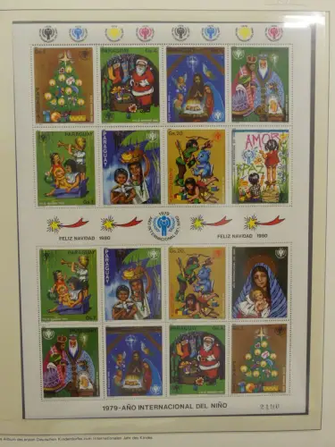 Motiv Internationales Jahr der Jugend in 2 Lindner Vordrucken #LZ938