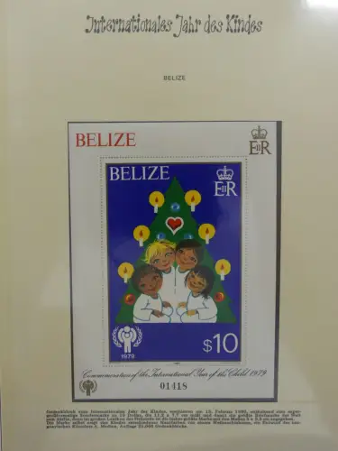 Motiv Internationales Jahr der Jugend in 2 Lindner Vordrucken #LZ938