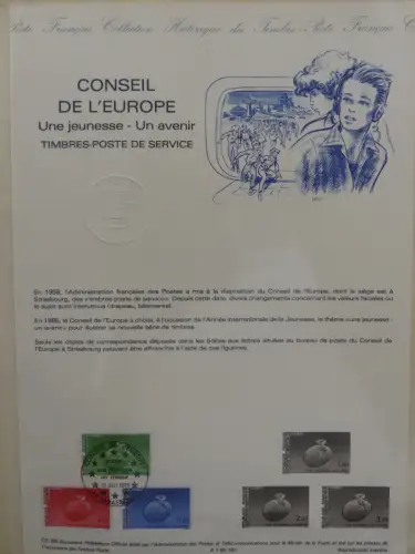 Motiv Internationales Jahr der Jugend in 2 Lindner Vordrucken #LZ938