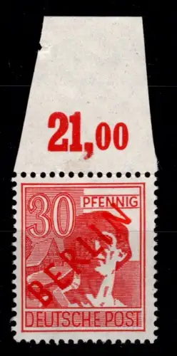Berlin 28 P OR postfrisch geprüft Schlegel BPP, vorgefaltet #OK314