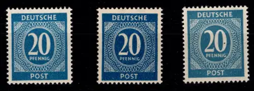 Gemeinschaftsausgaben 924 b, c, d postfrisch Farbprüfung Arge #OK364