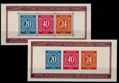 Alliierte Besetzung Block 12 A/B postfrisch #OK396