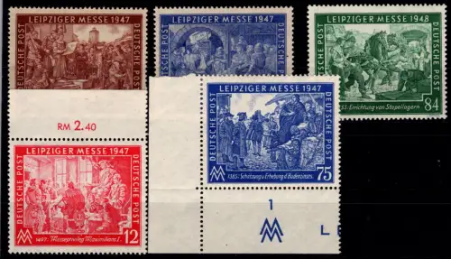 Alliierte Besetzung Lot Leipziger Messe postfrisch #OK400