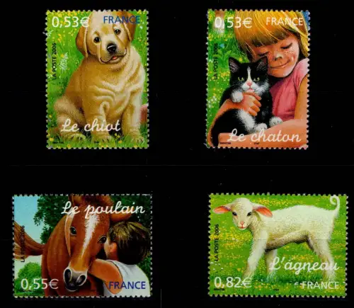 Frankreich 4059-4062 postfrisch #OP308