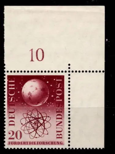 BRD Bund 214 postfrisch vom Eckrand #OJ912