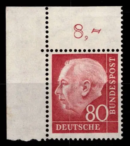 BRD Bund 264 postfrisch vom Eckrand #OJ952