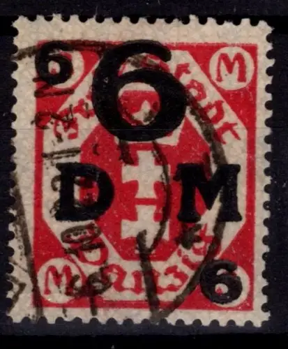 Danzig Dienstmarken 25 b gestempelt neuer Befund Gruber BPP #OJ863