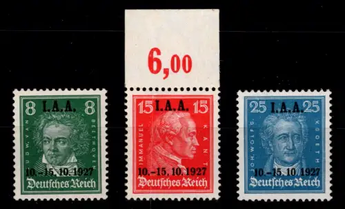 Deutsches Reich 407-409 postfrisch #OJ882