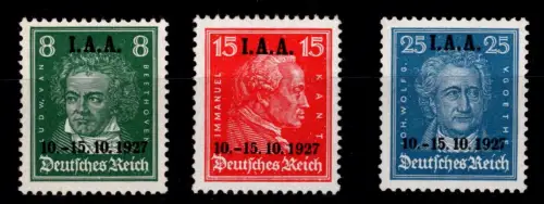 Deutsches Reich 407-409 postfrisch #OJ881