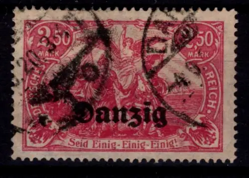 Danzig 12 c gestempelt neues Attest Gruber BPP #OJ842