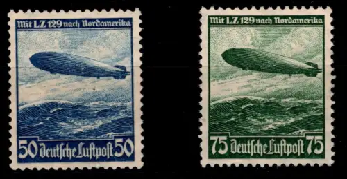 Deutsches Reich 606-607 ohne Gummi #OR018