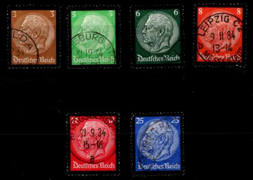 Deutsches Reich 548-553 gestempelt #OR023