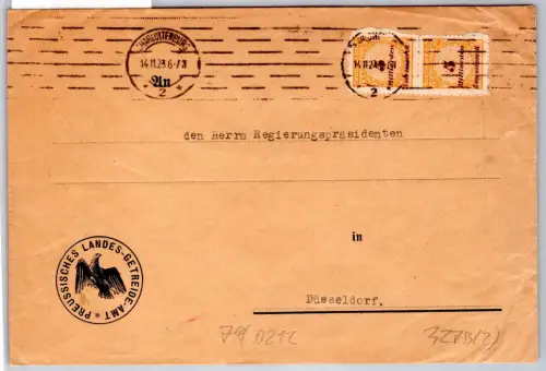 Deutsches Reich 327 B P auf Brief Mehrfachfrankatur #OP699