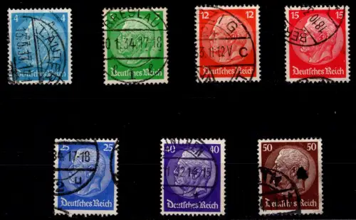 Deutsches Reich 467-473 gestempelt #op500