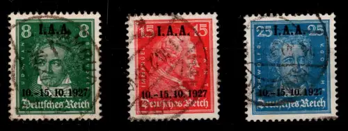 Deutsches Reich 407-409 gestempelt #OP519
