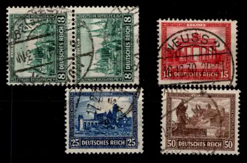 Deutsches Reich 450-453 gestempelt #OP542
