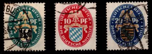 Deutsches Reich 375-377 gestempelt #OP526