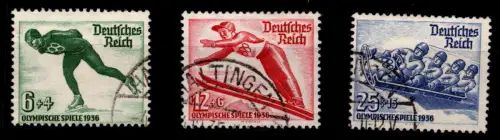 Deutsches Reich 600-602 gestempelt #OP563