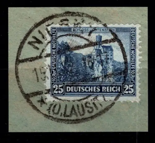Deutsches Reich 477 gestempelt auf Briefstück #OP800
