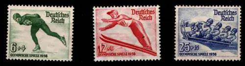 Deutsches Reich 600-602 mit Falz #OP562